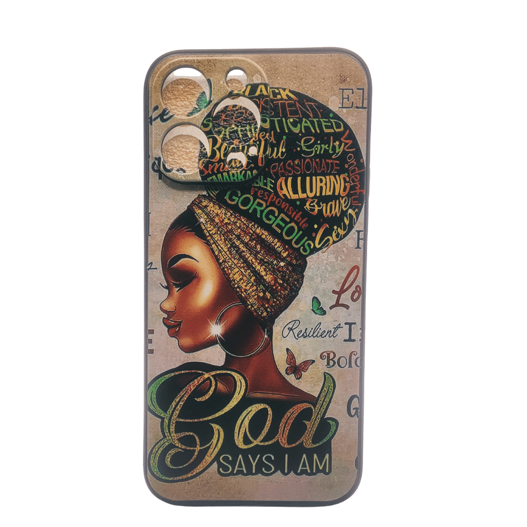 MELANIN QUEEN IPHONE CASE